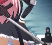 Lilies Araya and Yuyu about to fight using their Charms